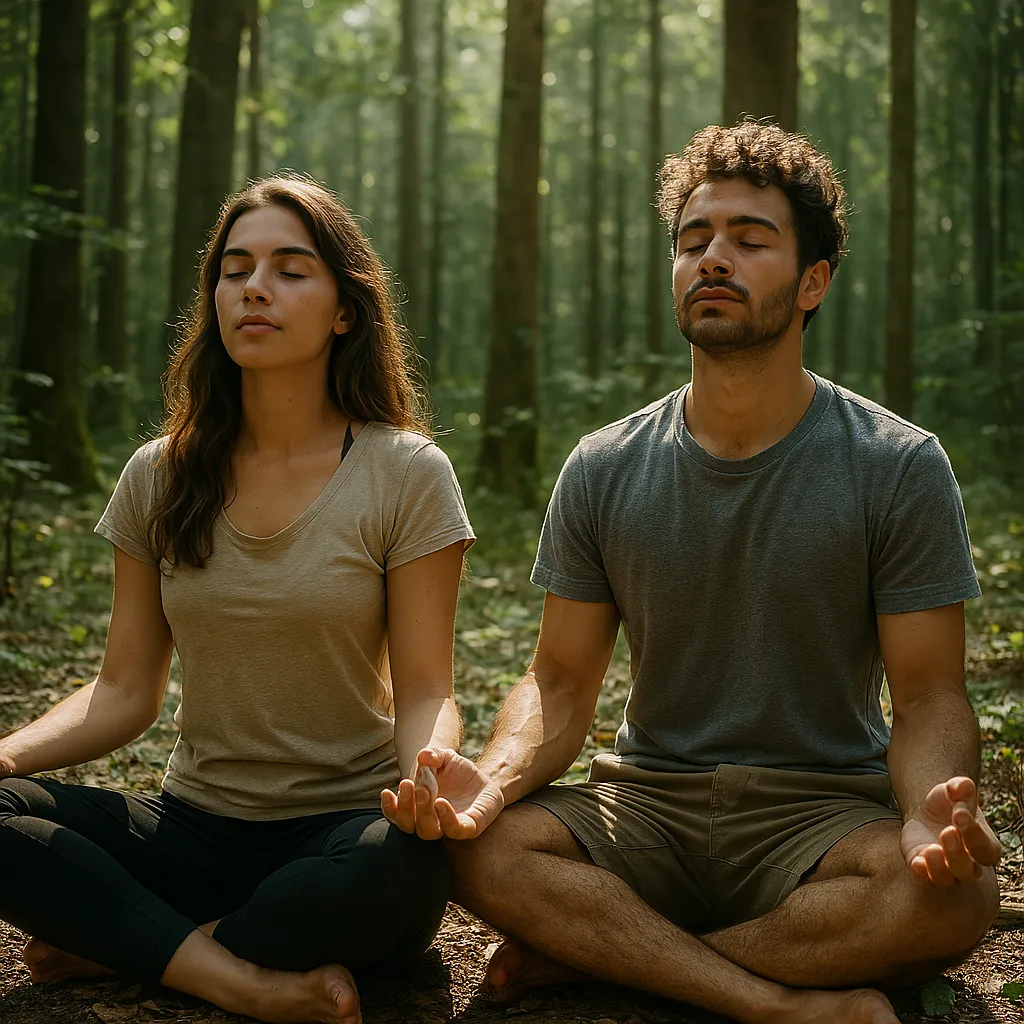A restful natural scene for an article about the four pillars of rest