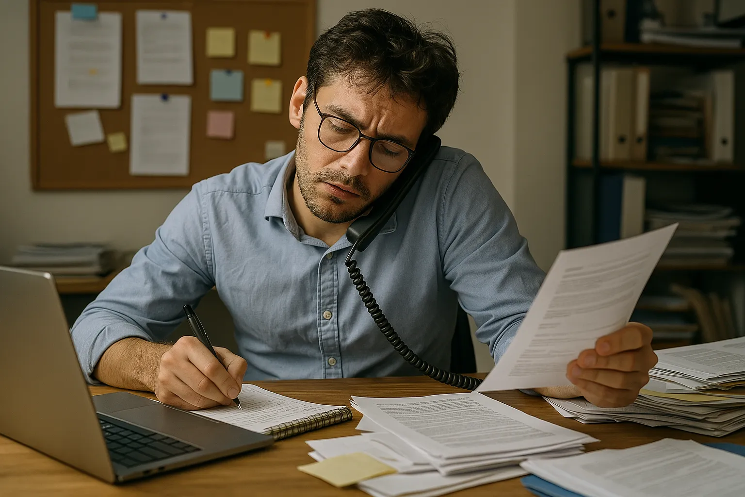 A desk and daily tools representing the hidden cost of being too busy
